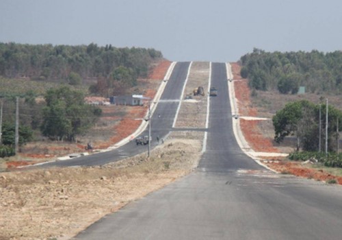 Thông xe 8km đường ven biển ĐT 719B nối ra QL1 ở Bình Thuận